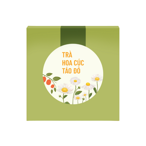 Trà Hoa Cúc Táo Đỏ Cỏ Mềm 2