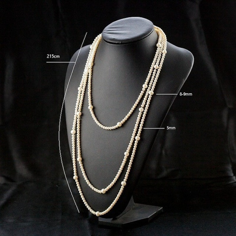 Bộ Dây Chuyền Ngọc Trai Dáng Dài 2