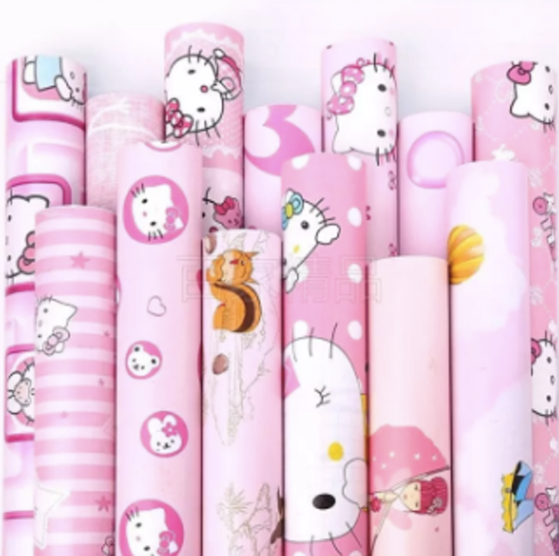 Giấy Dán Tường Hello Kitty 1