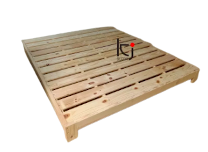 Giường Gỗ Thông Nhập Khẩu Pallet 1