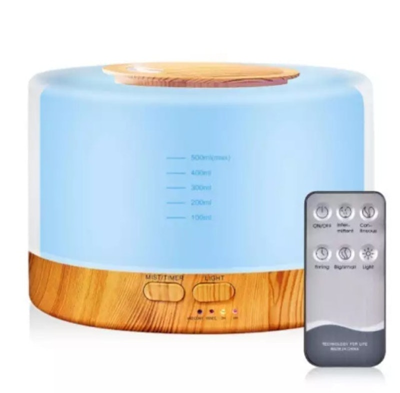 Máy Khuếch Tán Tinh Dầu Hình Tròn Kèm Remote 1