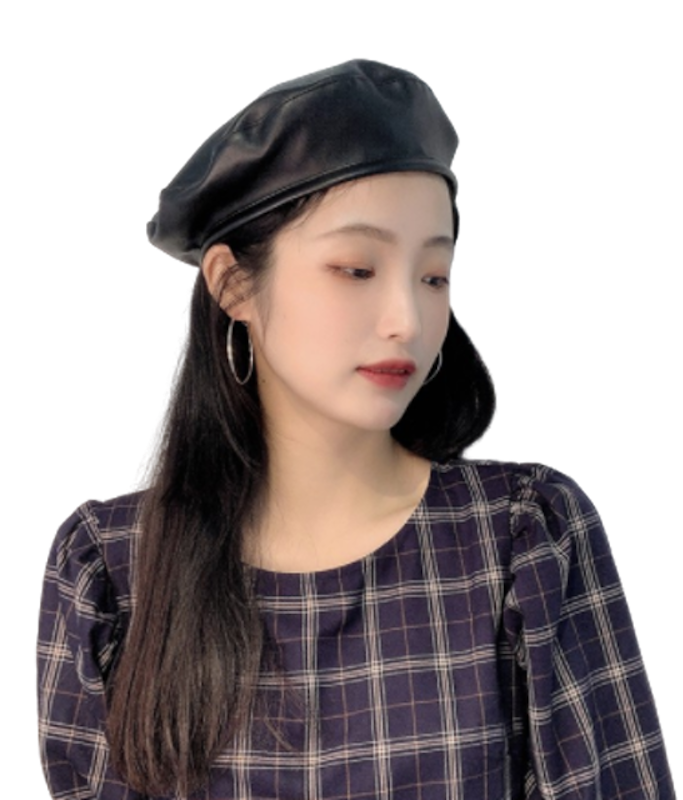 Mũ Nồi Da PU Phong Cách Mùa Hè Hàn Quốc 2