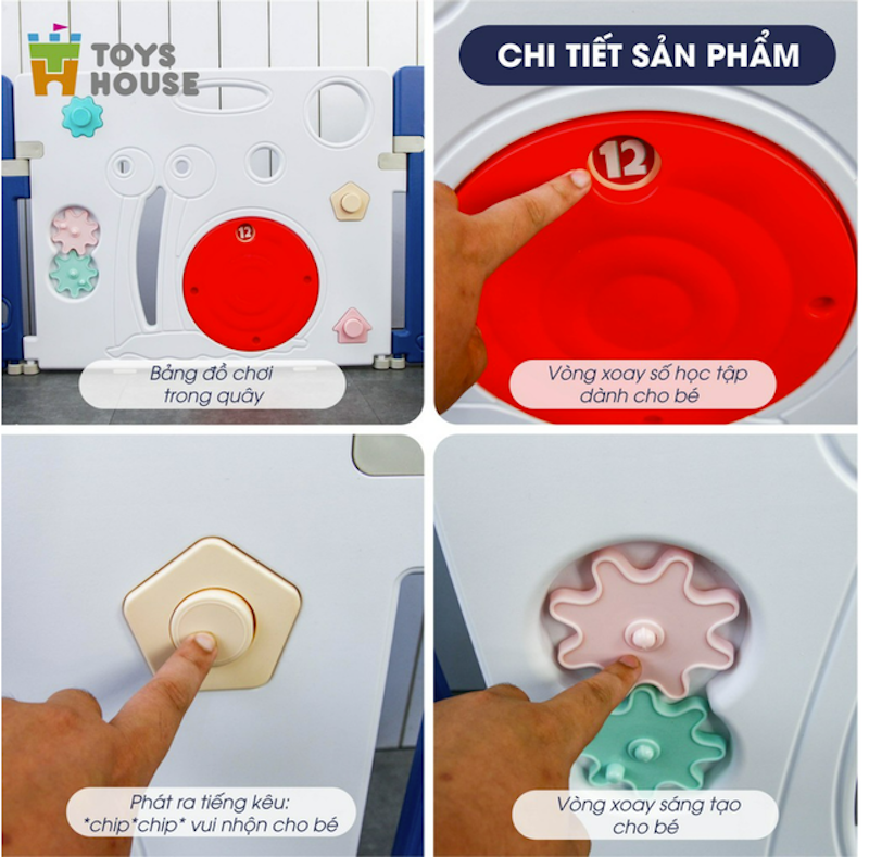 Quây Cũi Ốc Sên Toys House 2