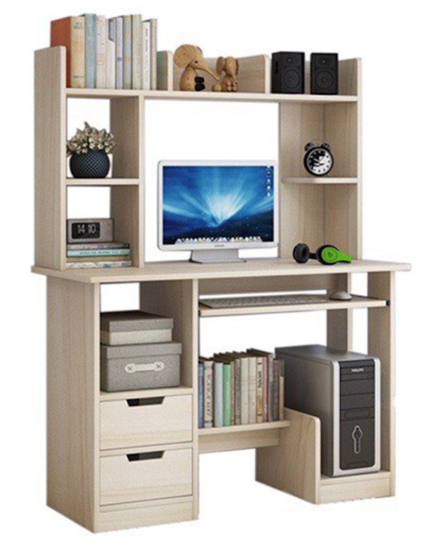 Bàn Làm Việc Kèm Kệ Sách Đa Năng 1