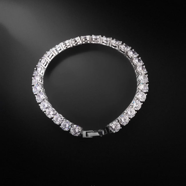 Vòng Tay Bạc HeliSilver Diamond Tennis 1