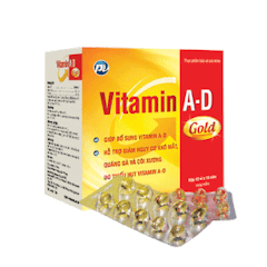 Viên Uống Vitamin A - D Gold