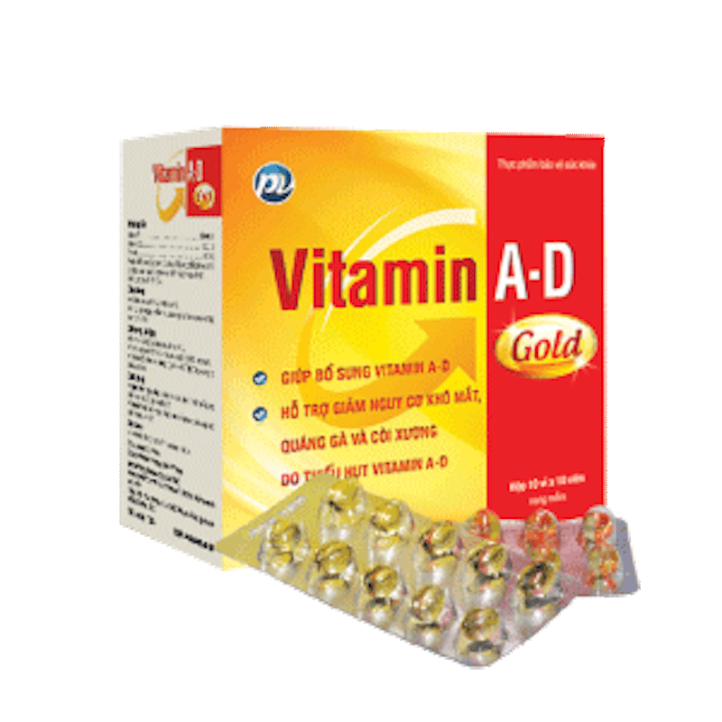 Viên Uống Vitamin A - D Gold 1