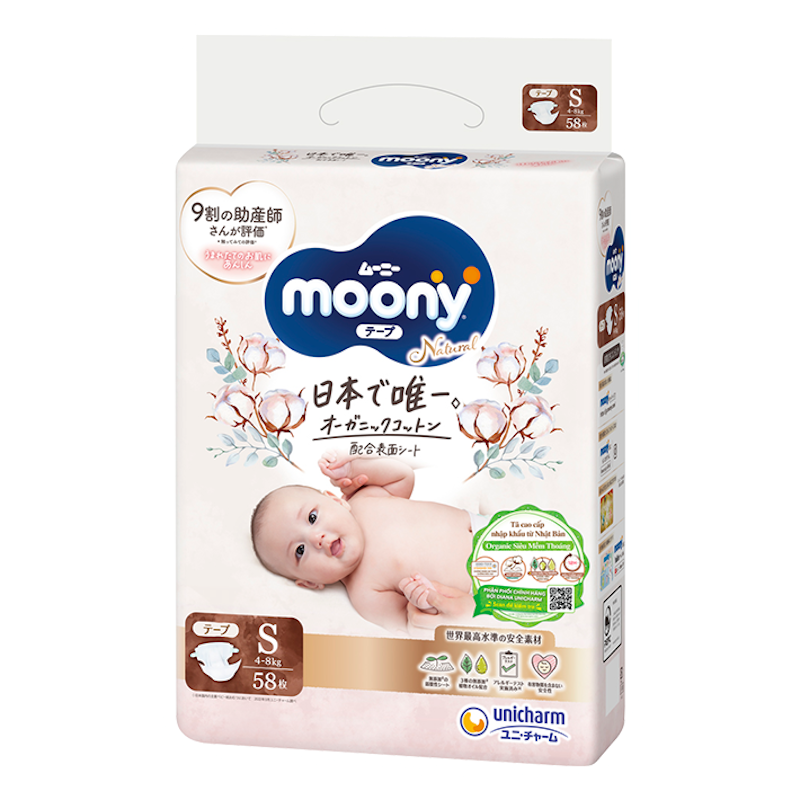 Tã Dán Moony Natural 2