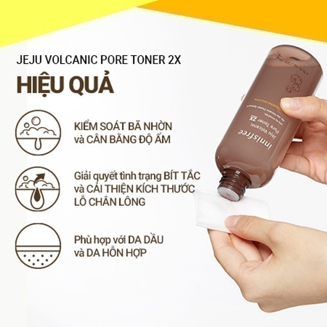 Innisfree Jeju Volcanic Pore Toner 2X 2