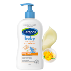 Kem Dưỡng Ẩm Cho Bé Cetaphil Baby Daily Lotion Organic Calendula