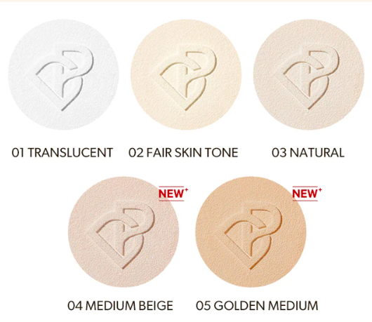 Phấn Phủ Kiềm Dầu Perfect Diary Weightless Soft-Velvet Blurring Loose Powder 3