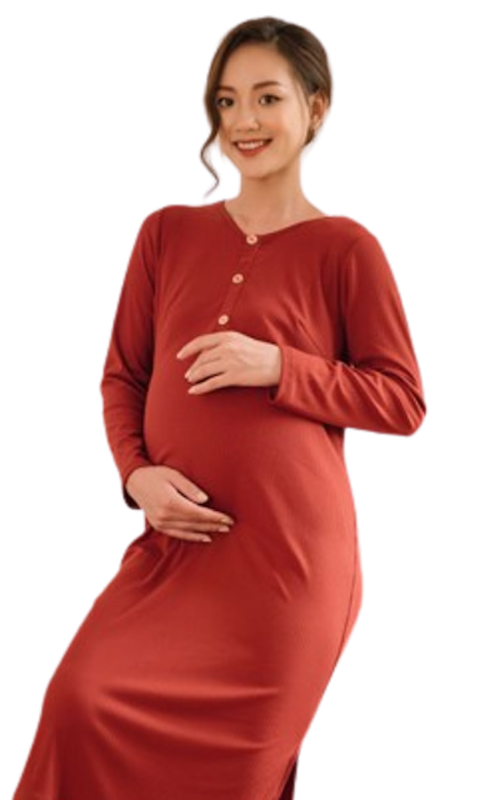 Đầm Bầu Thu Đông Suông 3