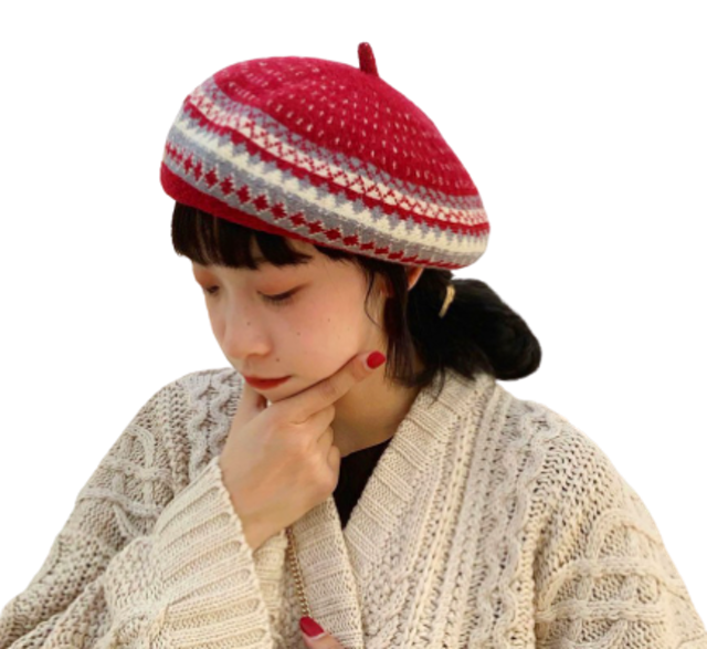 Mũ nồi Họa Tiết Thổ Cẩm Kẻ Ô 1