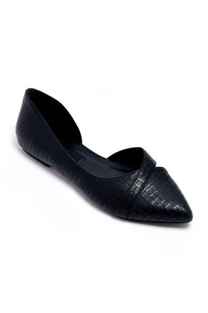 Giày Búp Bê Hở Eo Merly 1266 1