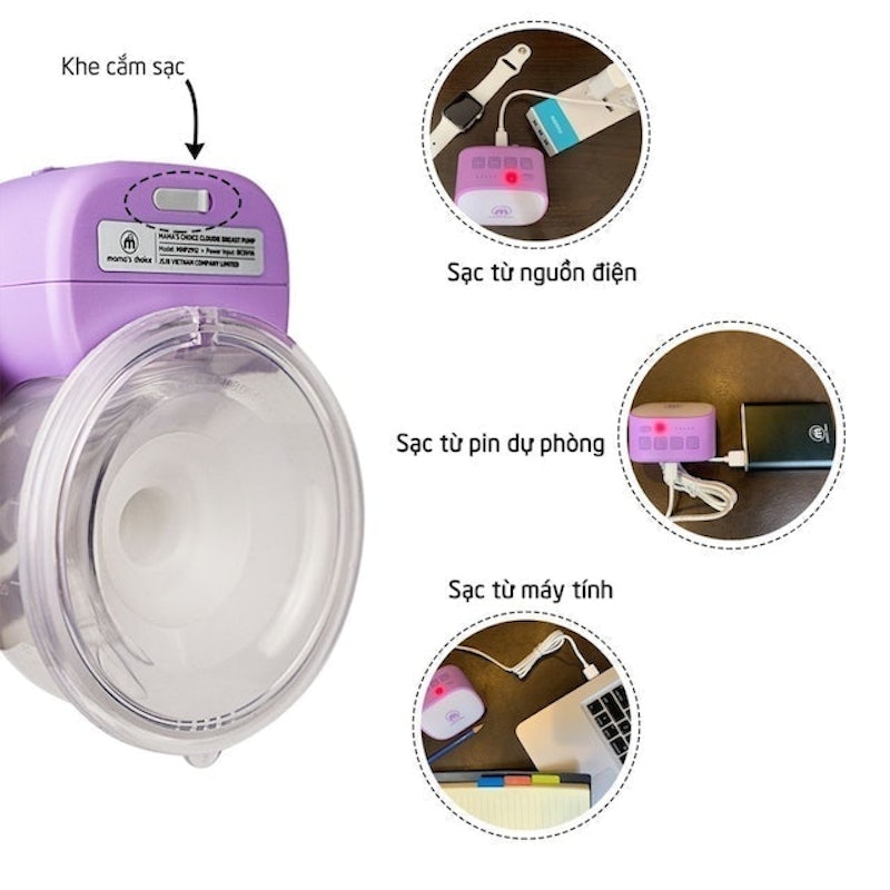 Máy Hút Sữa Không Dây Cloudie 1