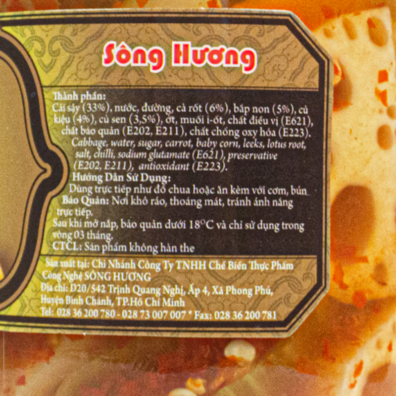 Kim Chi Chay Sông Hương Foods 4