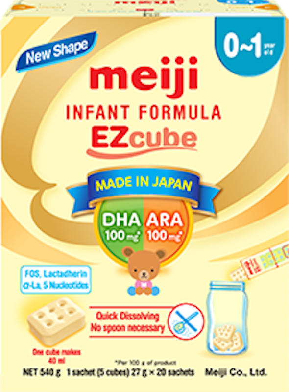 Sữa Thanh Meiji Infant Formula EZcube 0 - 1 1