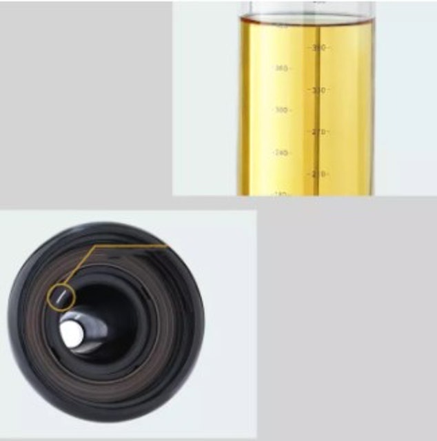 Bình Đựng Dầu Ăn Thủy Tinh Có Đế Silicon Chống Đổ 2