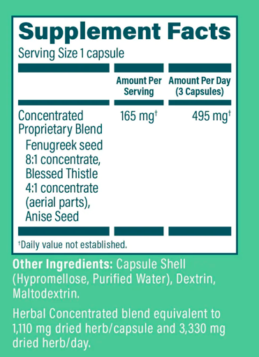 Viên Uống Lợi Sữa Upspring Milkflow Fenugreek And Blessed Thistle  3