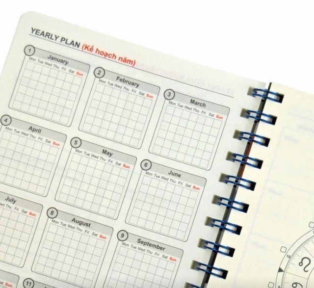Sổ Planner Lò Xo Kép 4