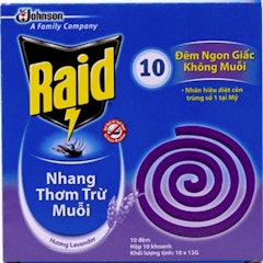 Nhang Thơm Trừ Muỗi Raid