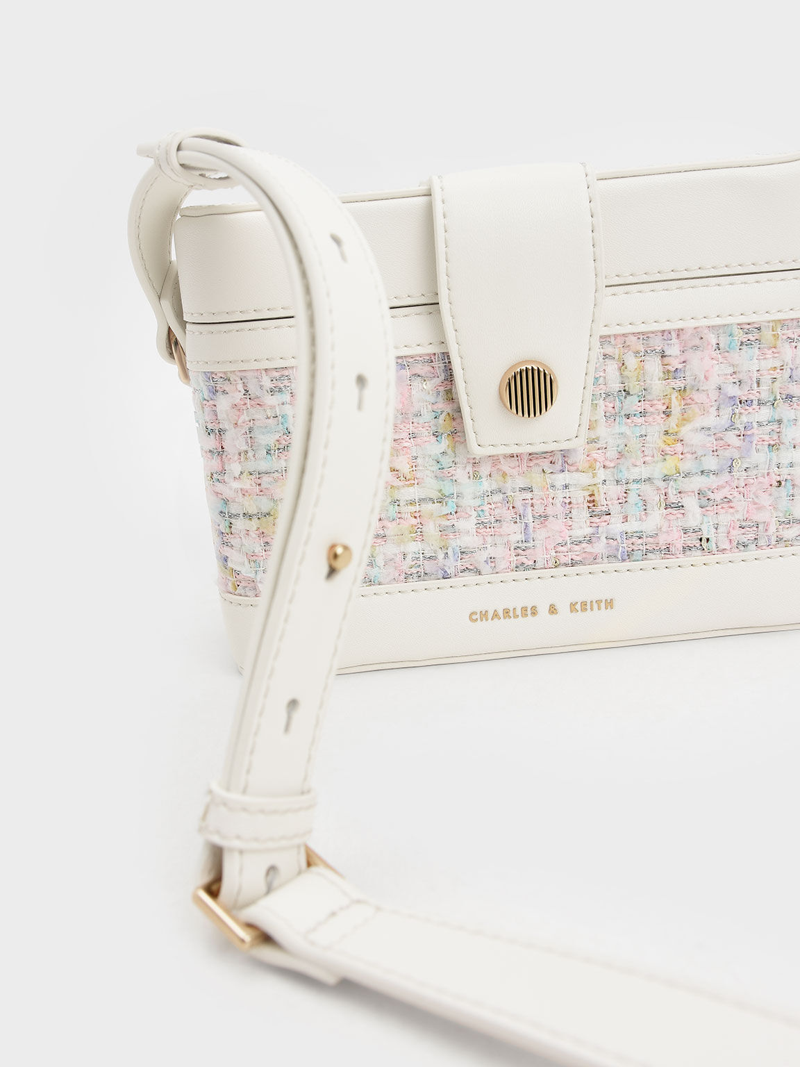 Túi Đeo Chéo Nữ Bronte Tweed Boxy 4