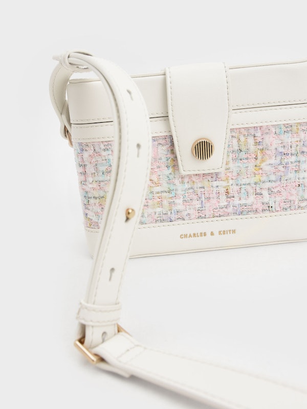 Túi Đeo Chéo Nữ Bronte Tweed Boxy 4