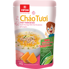 Cháo Tươi Vifon Thịt Thăn Bí Đỏ
