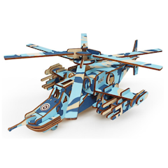 Mô Hình Lắp Ráp 3D Trực Thăng KA-50