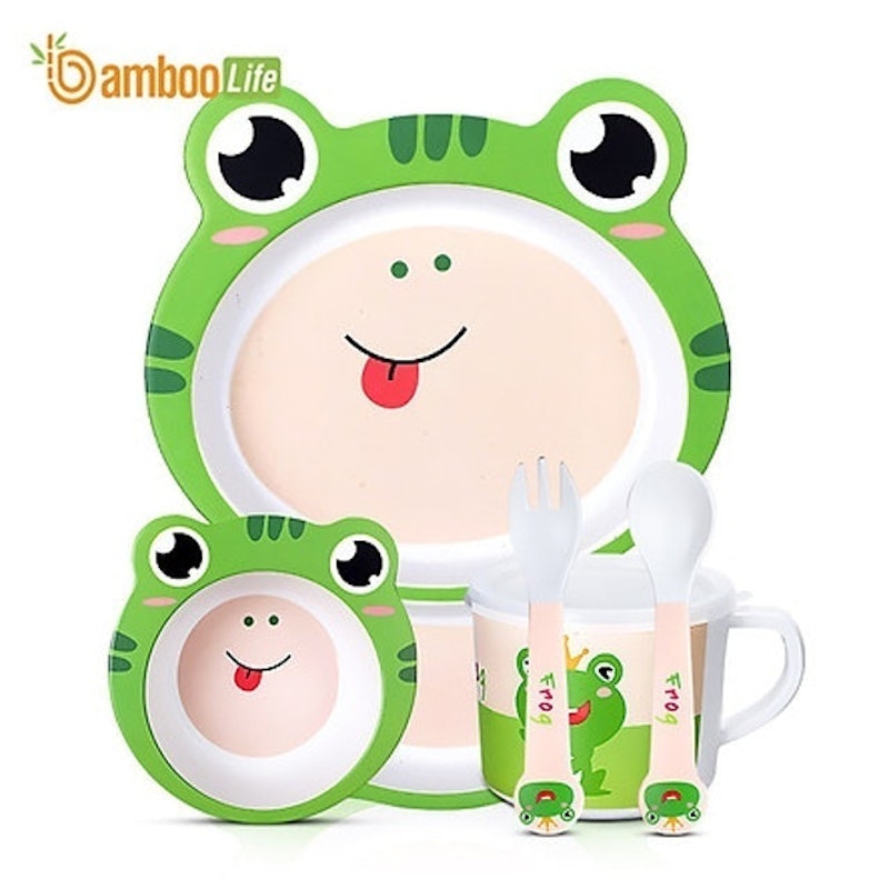 Bộ Dụng Cụ Ăn Dặm Sợi Tre 4