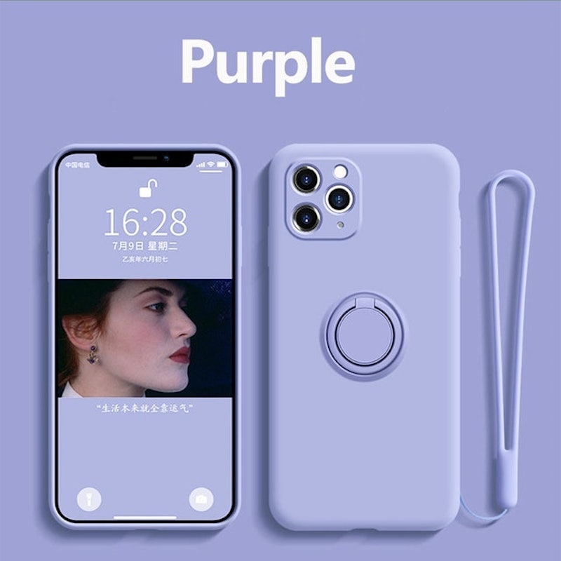 Ốp Lưng iPhone Silicon Có Nhẫn Đỡ 3
