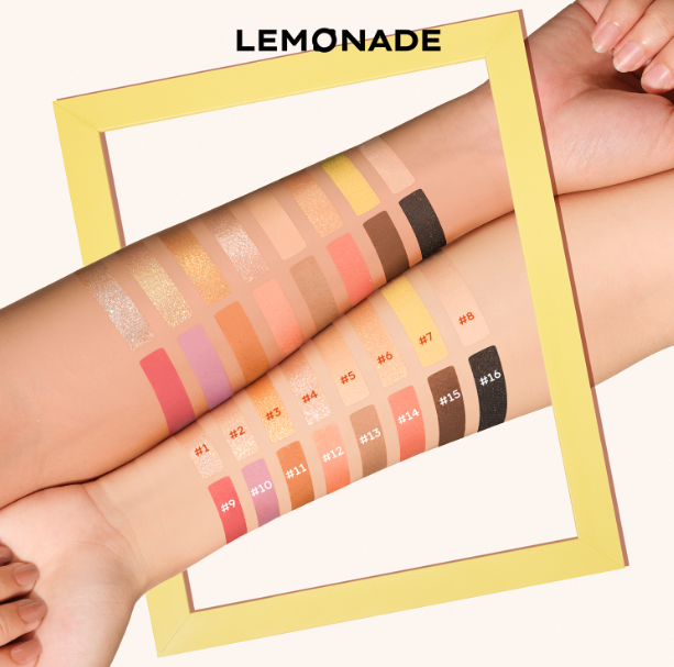 Lemonade Aesthetic Eyeshadow Palette Version 2 3