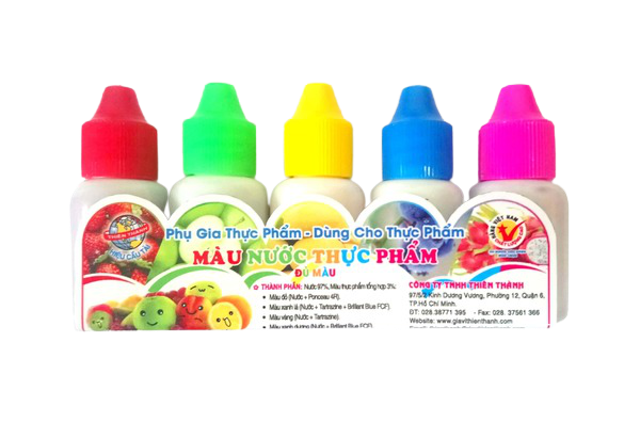 Màu Nước Thực Phẩm 1