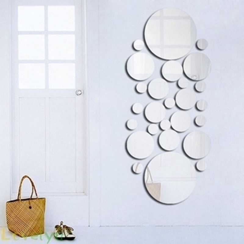 Set 26 Miếng Gương Dán Tường Acrylic 2