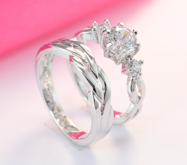 [2024] Top 10 Nhẫn Bạc Đôi đẹp nhất hiện nay (TNJ, Viễn Chí Bảo, Bảo Ngọc Jewelry) 1