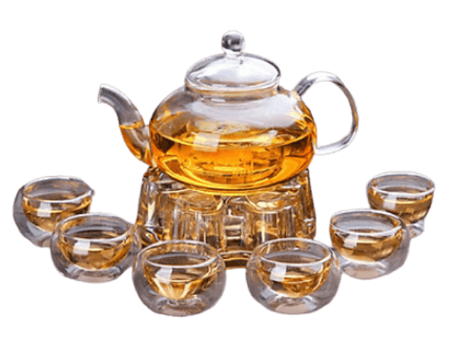 Bộ Ấm Trà Thủy Tinh 1