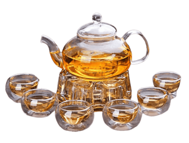 Bộ Ấm Trà Thủy Tinh 1