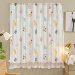 Màn Cửa Dán Tường Hai Lớp