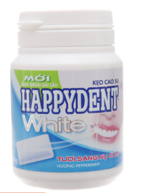 Kẹo Cao Su Happydent White 1