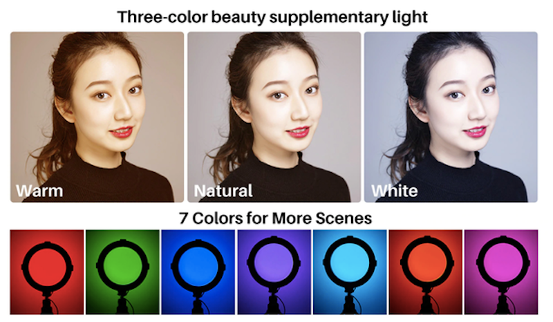 Đèn Led Ring Light VIJIM K9 RGB + Tripod Stand 2