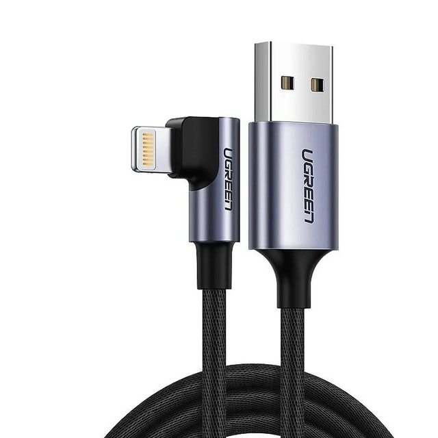 Cáp Lightning Ugreen Góc 90°  2