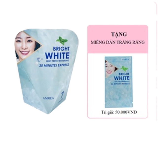 Miếng Dán Trắng Răng Bạc Hà ANRIEA 2