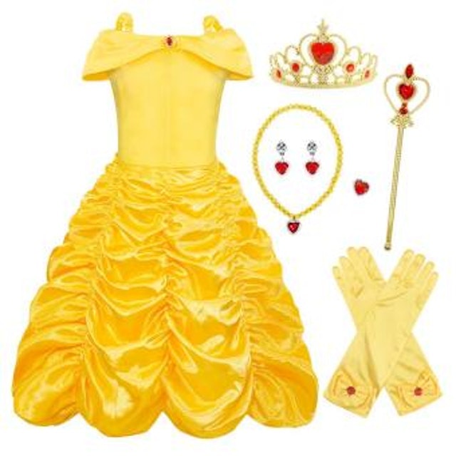 Bộ Váy Đầm Công Chúa Belle - Người Đẹp và Quá Vật 1