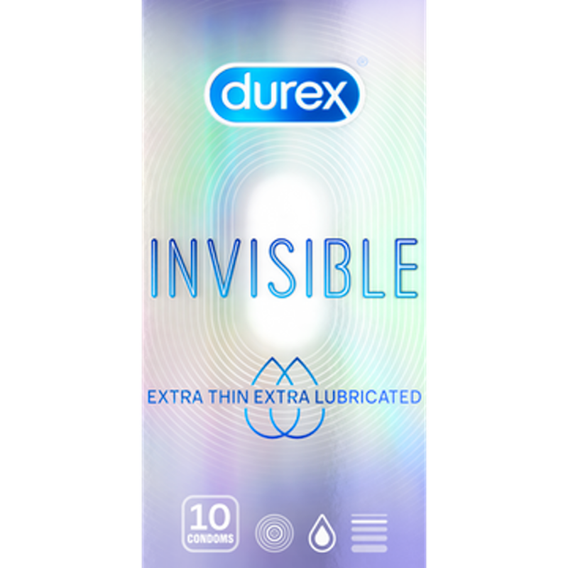 Bao Cao Su Durex Invisible Extra Thin Extra Lubricated 1