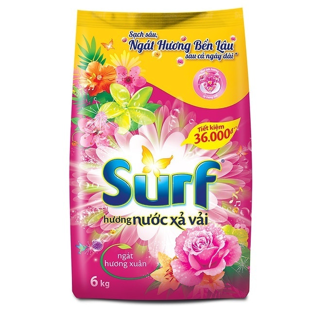 Bột Giặt Surf Hương Nước Xả Vải 1