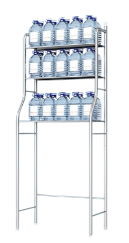 Kệ Inox Để Đồ Sau Bồn Cầu 1