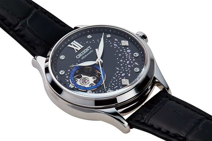 Đồng Hồ Nữ Dây Da Orient Contemporary Semi Skeleton  2