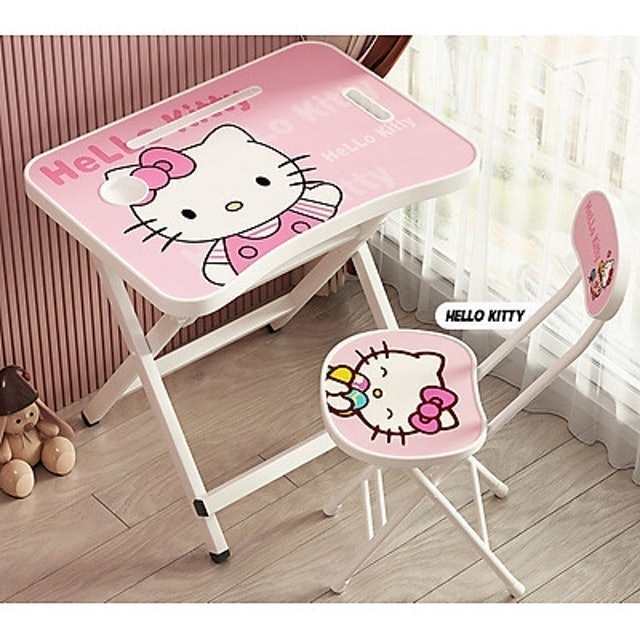 Bàn Học Gấp Gọn Bề Mặt In 3D Chống Bụi 2