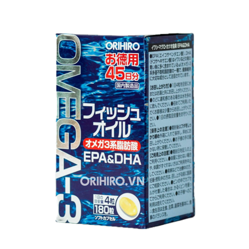 Viên Uống Dầu Cá Omega-3 Orihiro 2