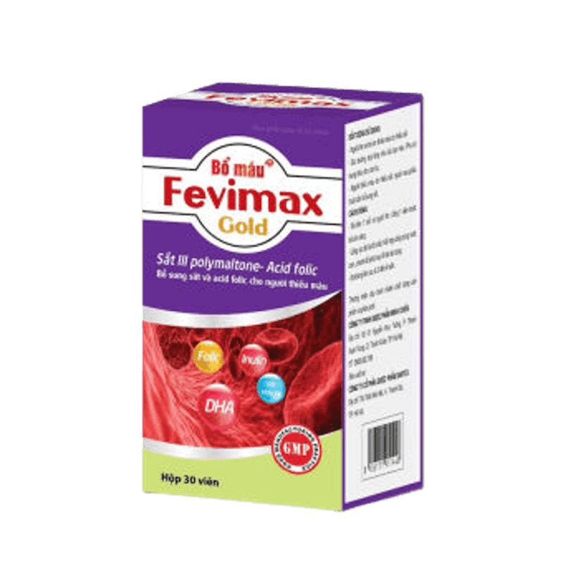 Thuốc Sắt Bổ Máu Fevimax Gold 1